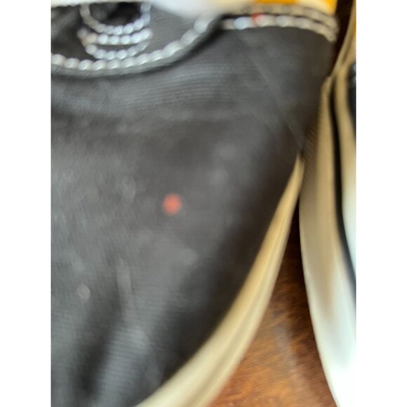 Vans Old Skool Yellow Checkerboard Women’s 6.5 Low Top Black White Skate Shoes - Picture 3 of 7